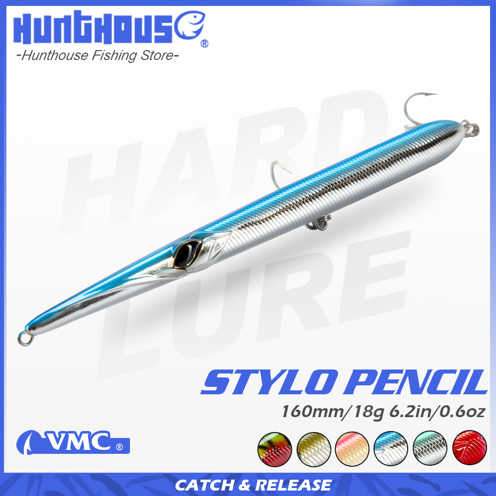 Fishing Lure Topwater - Hunthouse Stylo 210 Spinning Leurre Stickbait