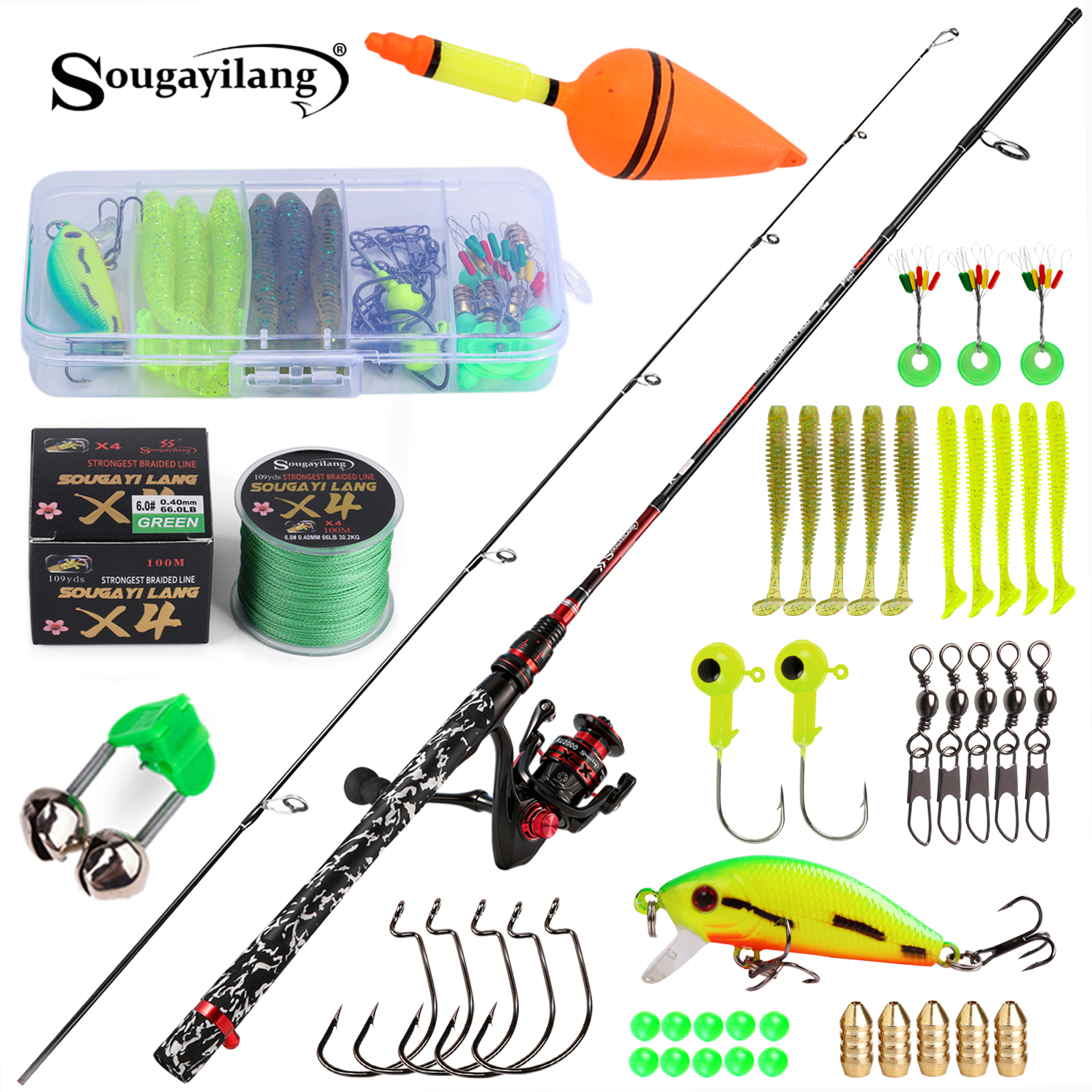 Sougayilang Spinning Fishing R - Fishing Lure Topwater recension och pris