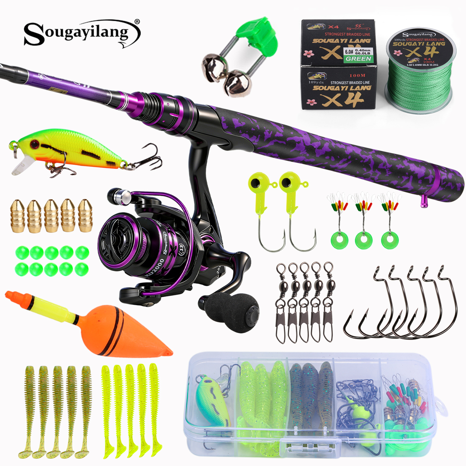 Sougayilang Spinning Fishing R - Fishing Lure Topwater recension och pris