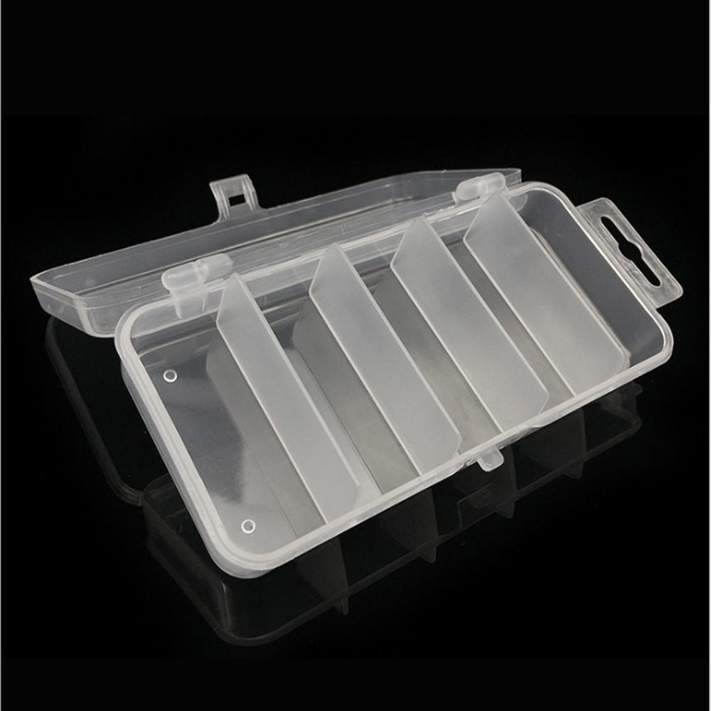 1pcs Transparent Plastic Stora - Fishing Lure Spoon recension och pris