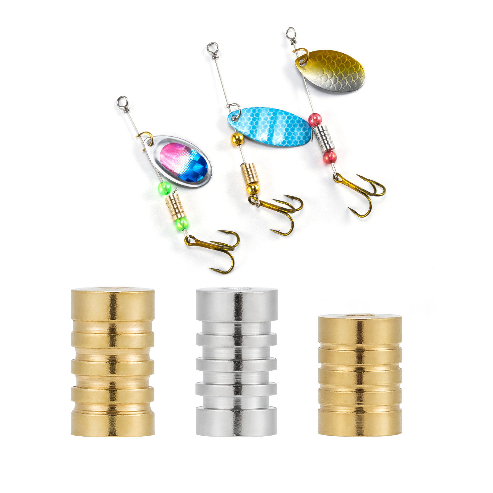 10PCS Fishing Spinner Bead Lur - Fishing Lure Spinnerbait recension och pris