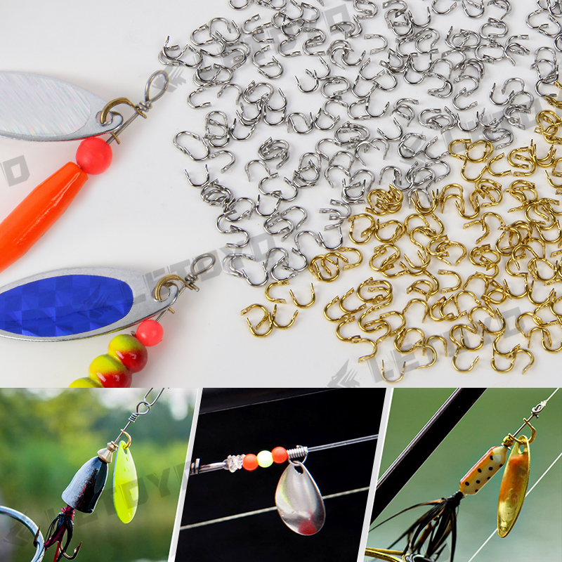 LETOYO 100pcs Folded Clevises  - Fishing Lure Kit recension och pris