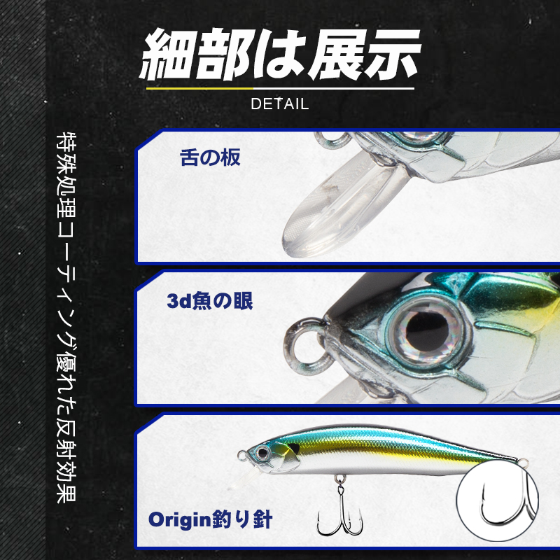 D1 Floating Minnow 95mm/12.5g  - Fishing Lure Jerkbait recension och pris