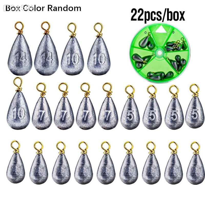 【TG150】22Pcs/Box Fishing Bait  - Fishing Lure Box recension och pris