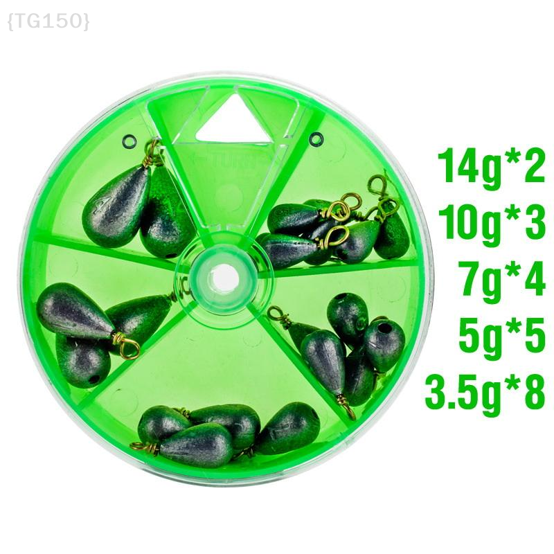 【TG150】22Pcs/Box Fishing Bait  - Fishing Lure Box recension och pris
