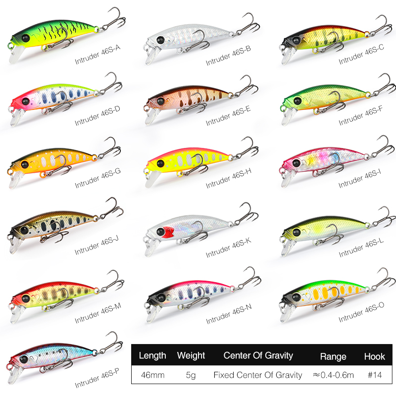 TSURINOUA 46S 46mm 5g Bait Fin - Fishing Lure Jerkbait recension och pris