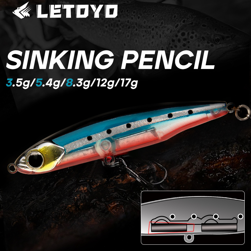 LETOYO Sinking Pencil 17g 12g- - Fishing Lure Swimbait recension och pris
