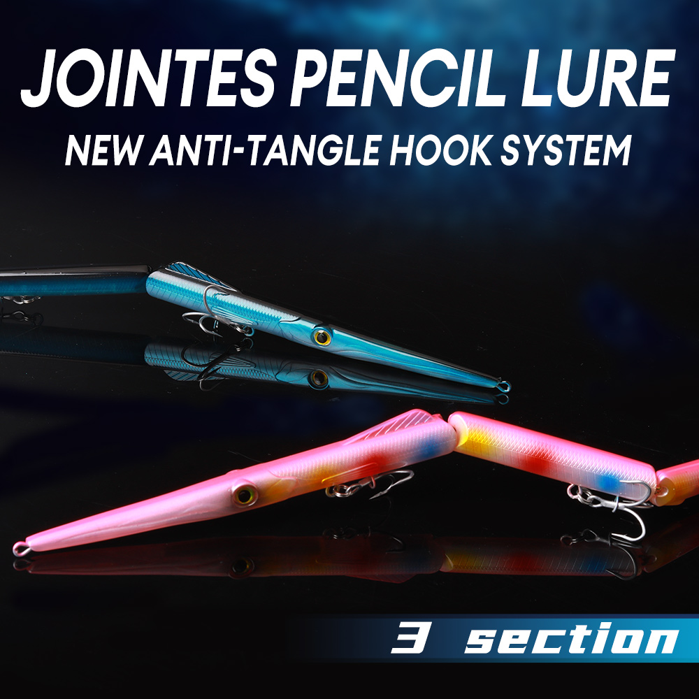 YOOFISH Jointed Pencil Bait 3  - Fishing Lure Popper recension och pris