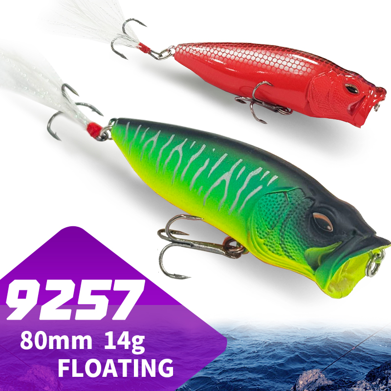 Popper Lure Topwater Bait 80mm - Fishing Lure Popper recension och pris