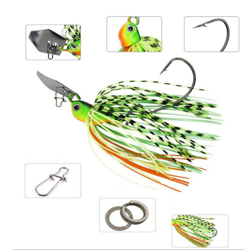 Chatter Bait 7g 9g 11g 14g 21g - Fishing Lure Spinnerbait recension och pris