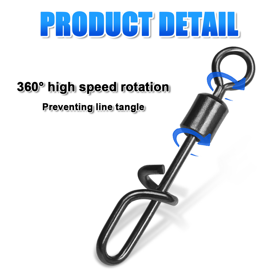 FishTrip Fishing Swivel Snap T - Fishing Lure Accessories recension och pris
