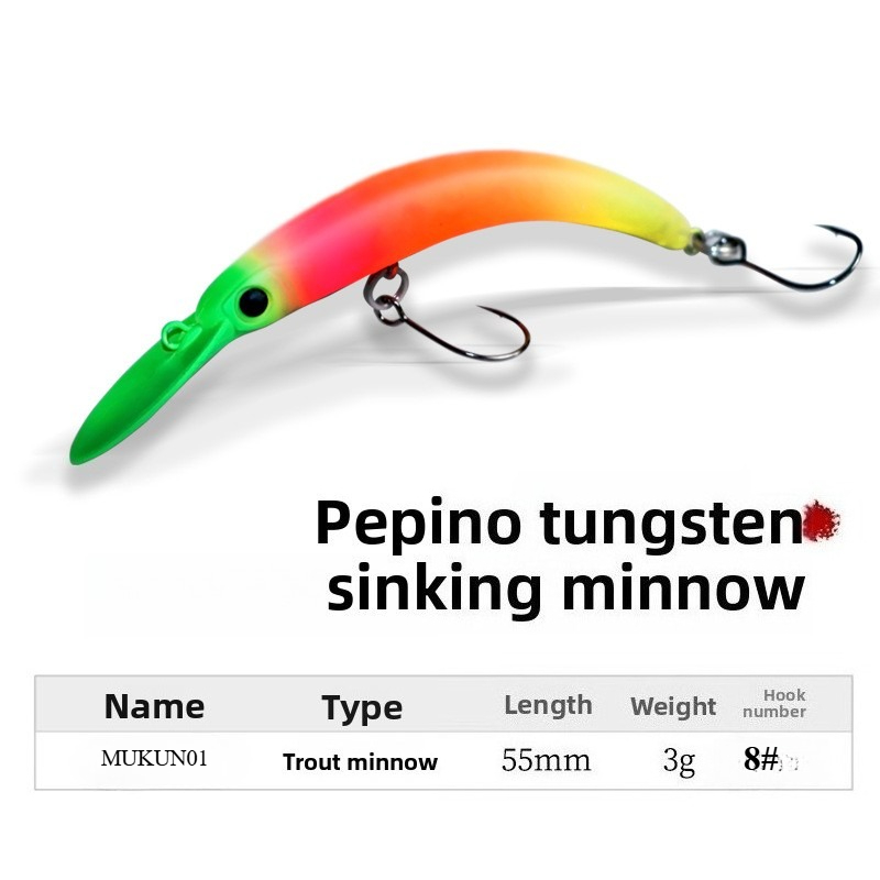 MUKUN 1PCS Mini Minnow Wobbler - Fishing Lure Popper recension och pris