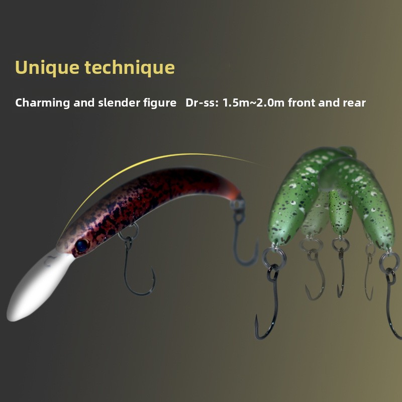 MUKUN 1PCS Mini Minnow Wobbler - Fishing Lure Popper recension och pris