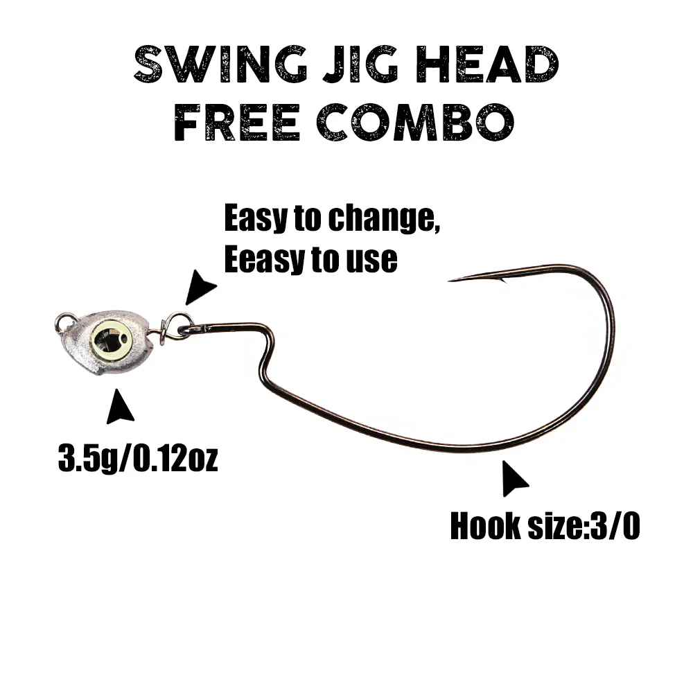B&U Swing Jig head cheburashka - Fishing Lure Jig recension och pris