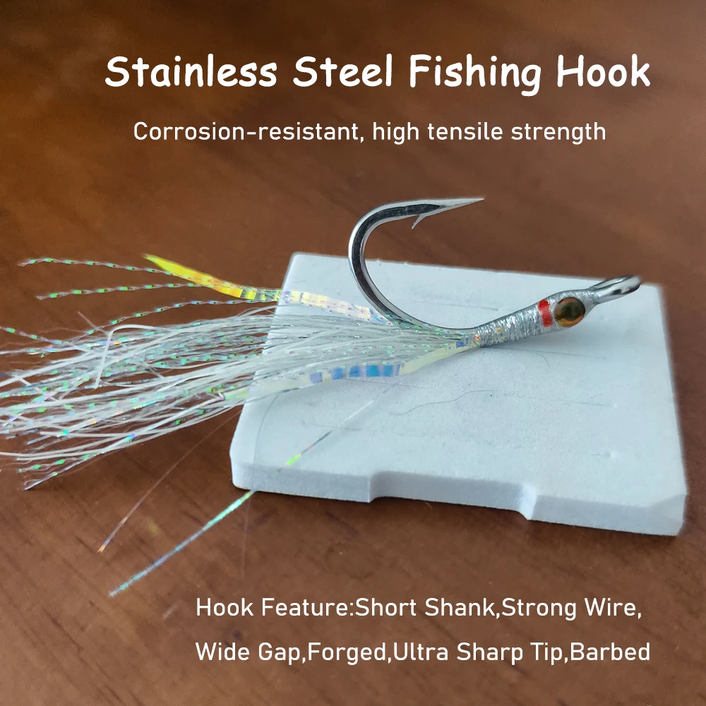 Saltwater Minnow Fly 4/0 Stain - Fishing Lure Swimbait recension och pris